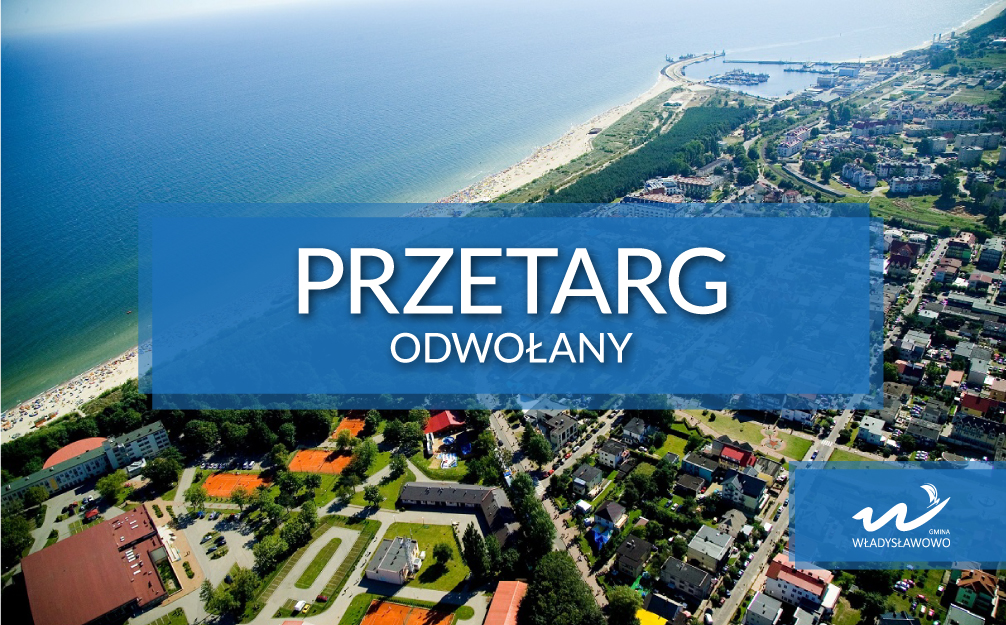 Przetarg odwołany - baner