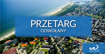 Przetarg odwołany - baner