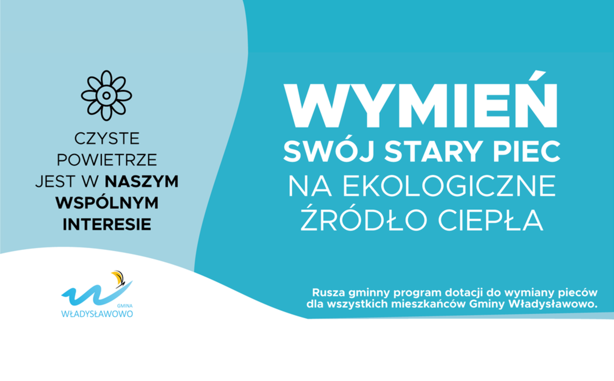 Wymień swój stary piec na ekologiczne źródło ciepła - baner