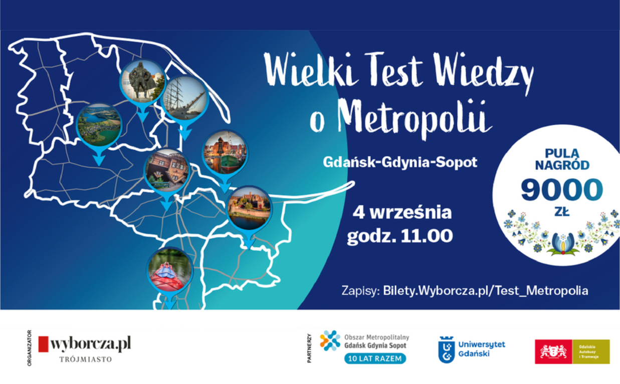 Wielki Test Wiedzy o Metropolii - baner