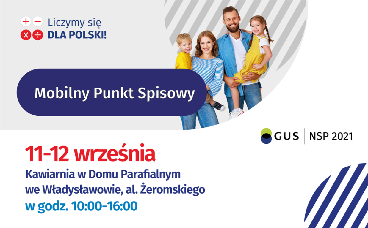 Mobilny Punkt Spisowy Dom Parafialny - baner 