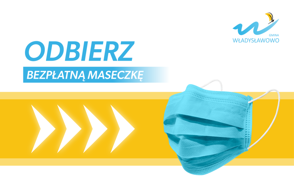 Odbierz bezpłatną maseczkę - baner