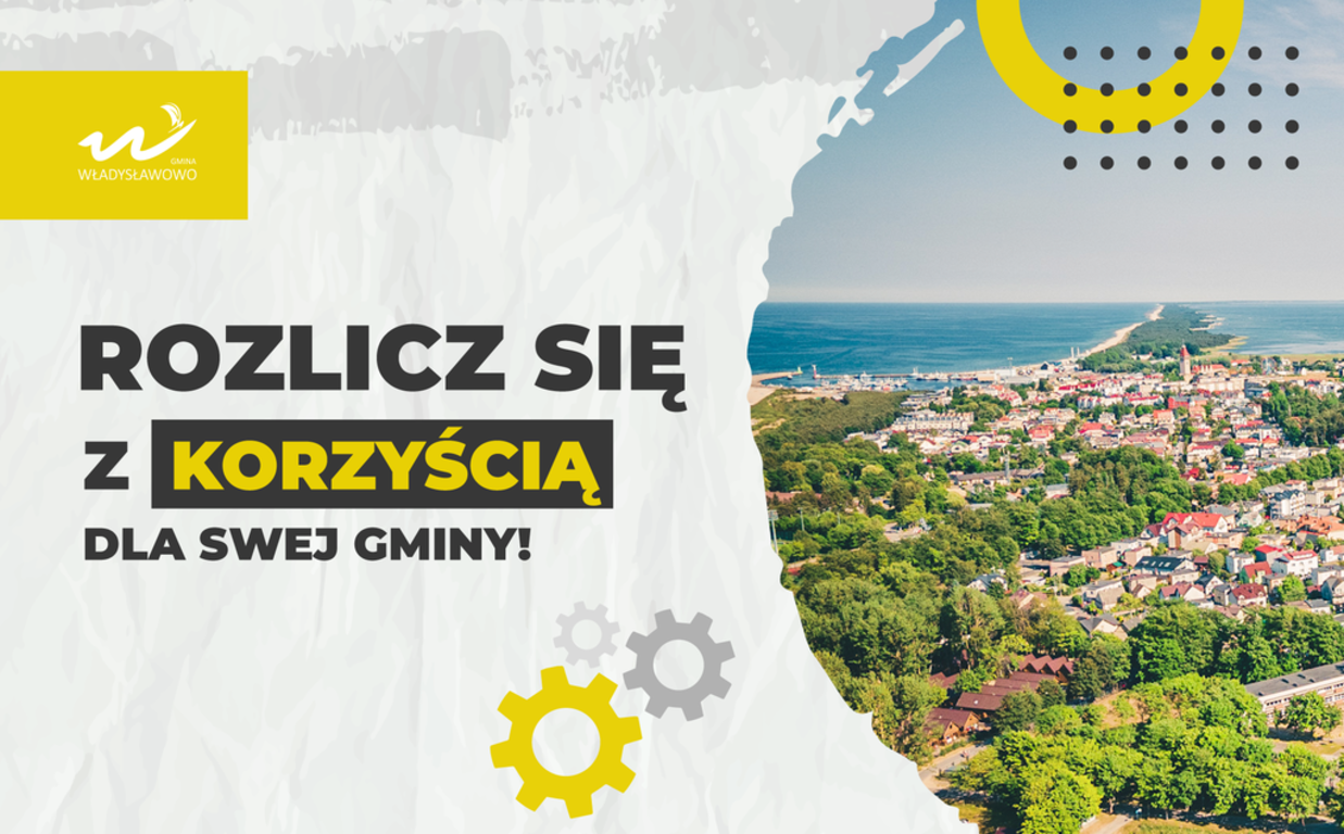 Rozlicz się z korzyścią dla swej gminy - baner