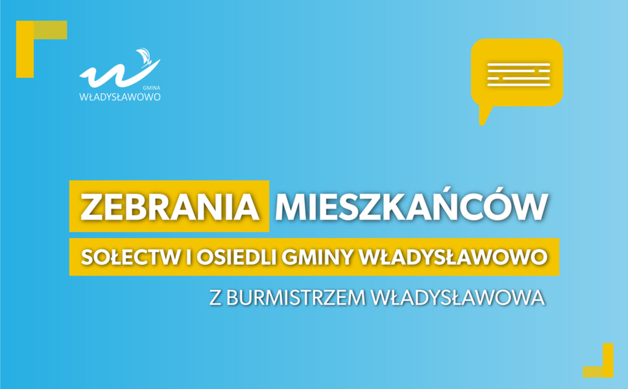Zebrania mieszkańców - baner