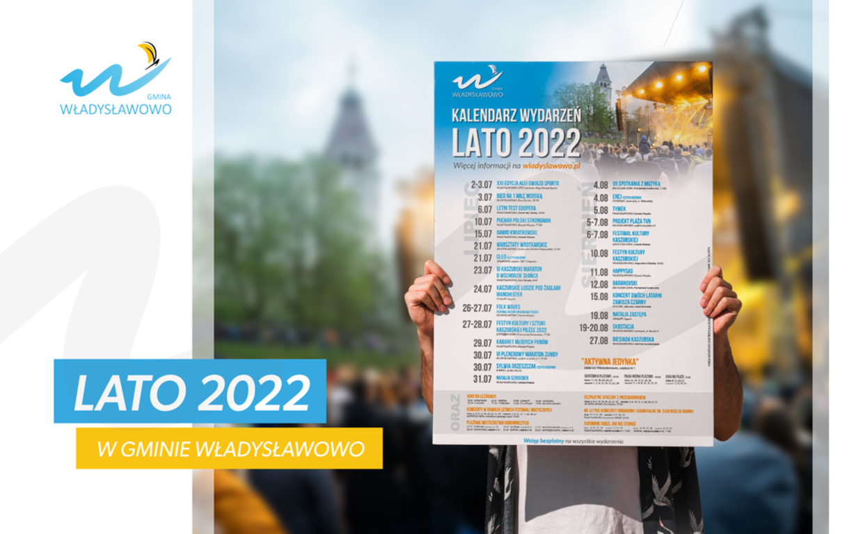 Kalendarz wydarzeń Lato 2022 - baner