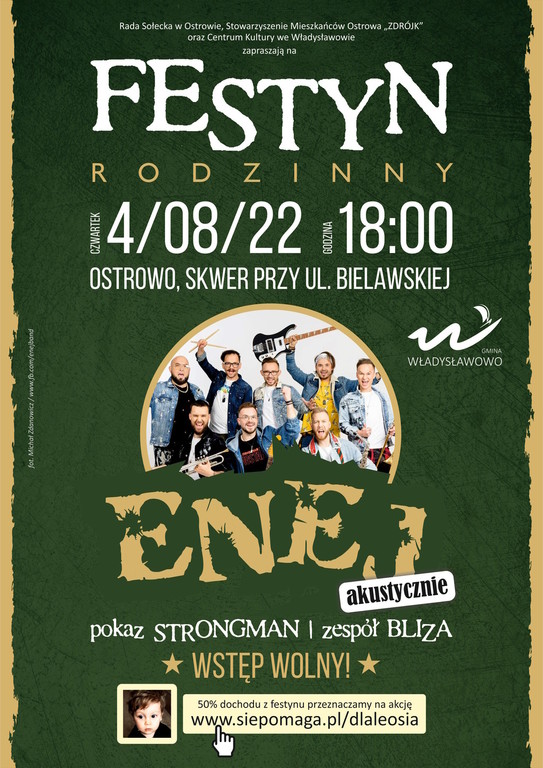 Festyn Rodzinny w Ostrowie 2022 - ENEJ (koncert akustyczny)
