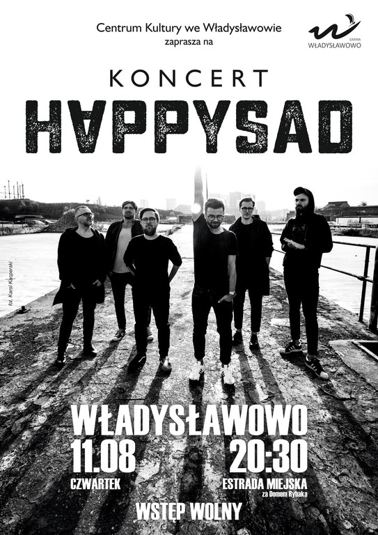 Koncert happysad Władysławowo 2022