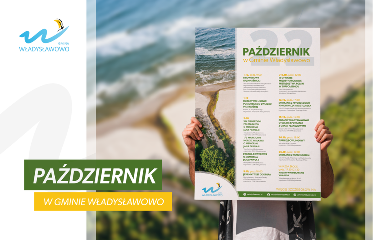Październik w Gminie Władysławowo - baner