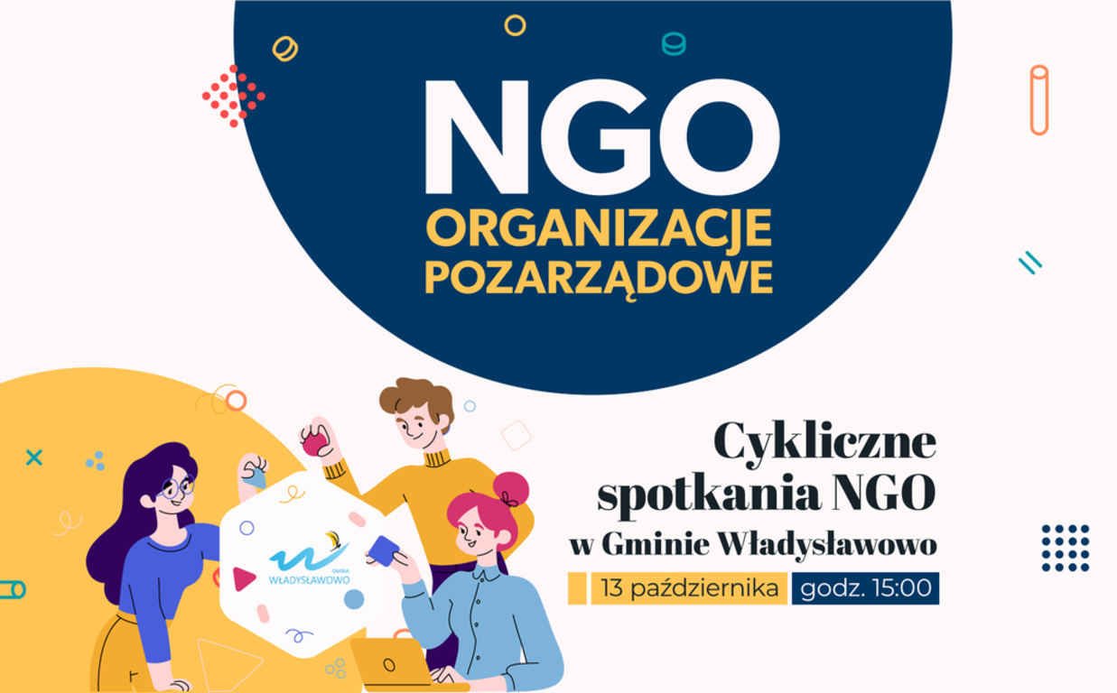 Cykliczne spotkania NGO w Gminie Władysławowo - baner Cykliczne spotkania NGO w Gminie Władysławowo - baner