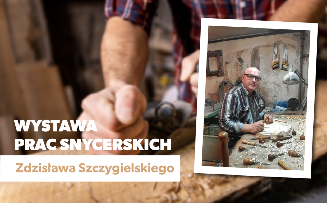 Wystawa prac snycerskich - baner