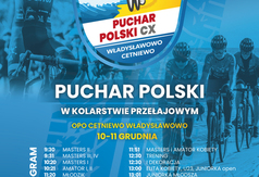 Zaproszenie na Puchar Polski w kolarstwie przełajowym - plakat