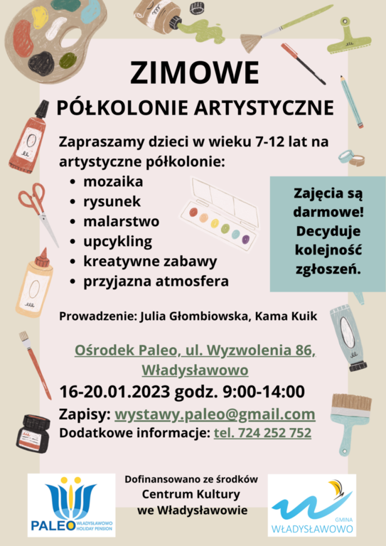 Zimowe Półkolonie Artystyczne we Władysławowie