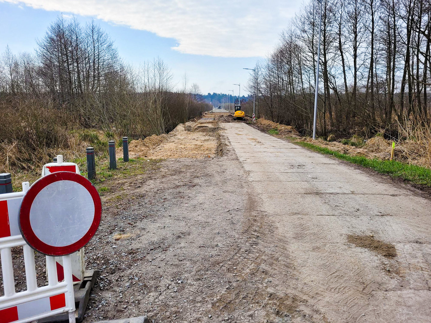 Budowa odcinka ulicy Pustki w Ostrowie - zdjęcie 1