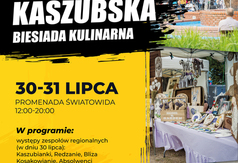 Kaszubska Biesiada Kulinarna w Jastrzębiej Górze - plakat