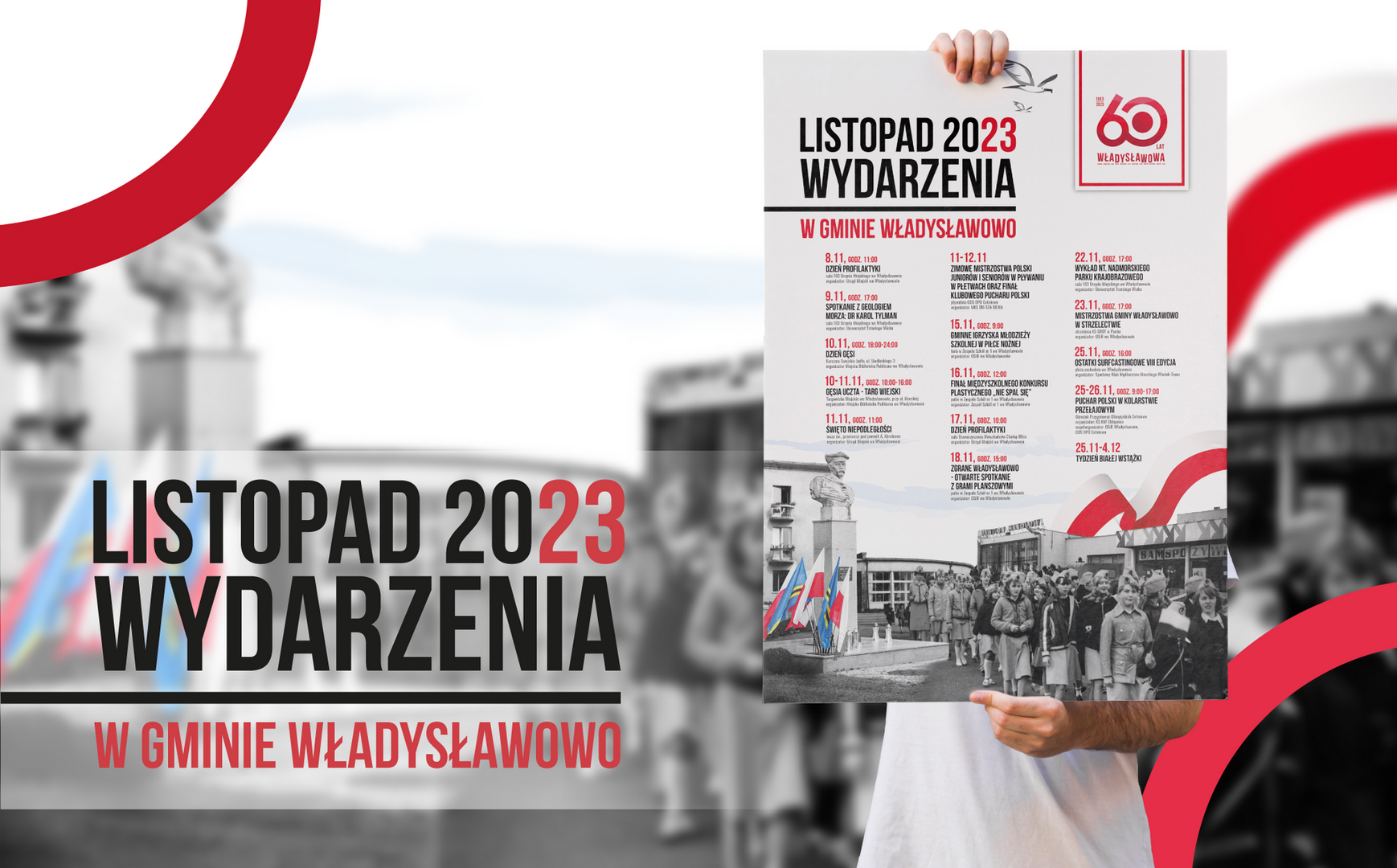 Listopad w Gminie Władysławowo - baner