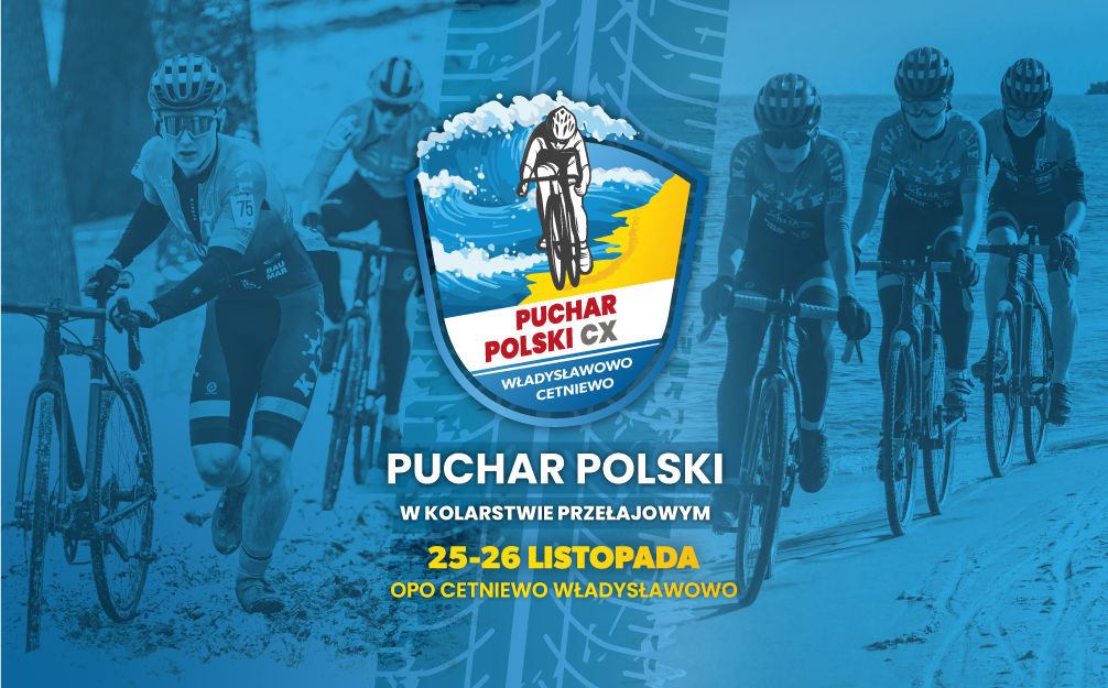 Zaproszenie na Puchar Polski w kolarstwie przełajowym - baner