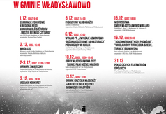 Grudzień w Gminie Władysławowo - plakat