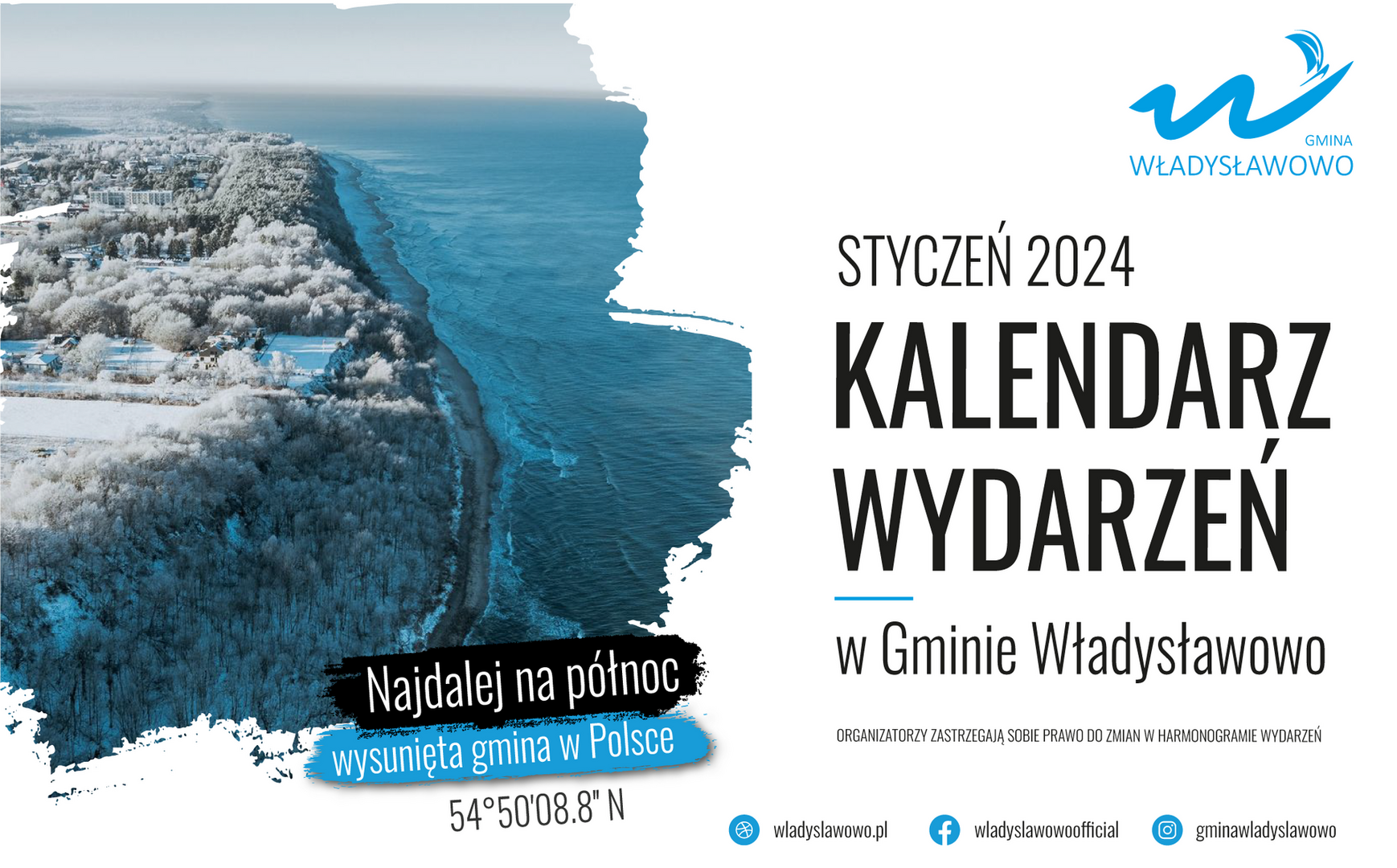 Styczeń w Gminie Władysławowo - baner