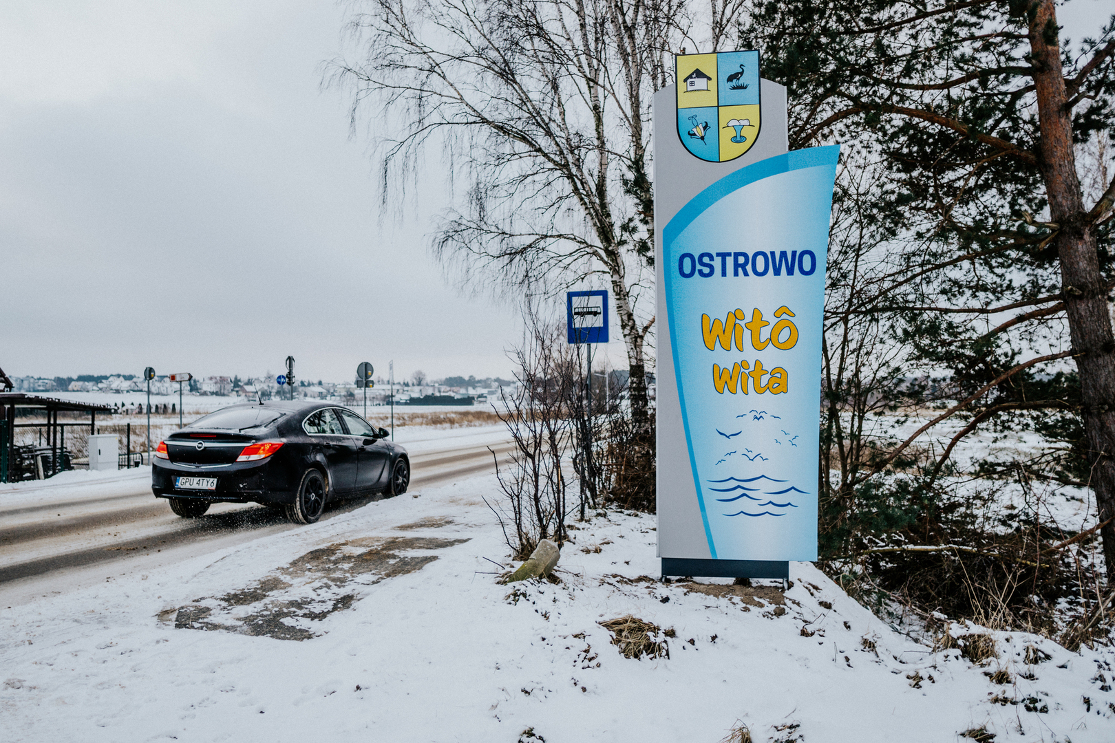 Ostrowo wita swoich gości - baner www
