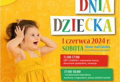 Dzień Dziecka na skwerze przy Zatoce - plakat