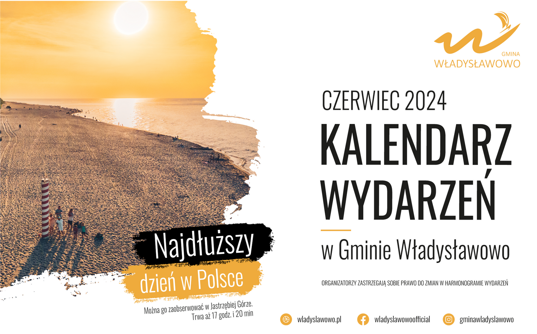 Czerwiec w Gminie Władysławowo - baner