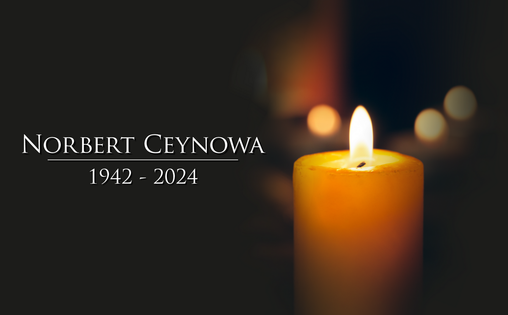 Zamarł Norbert Ceynowa - baner