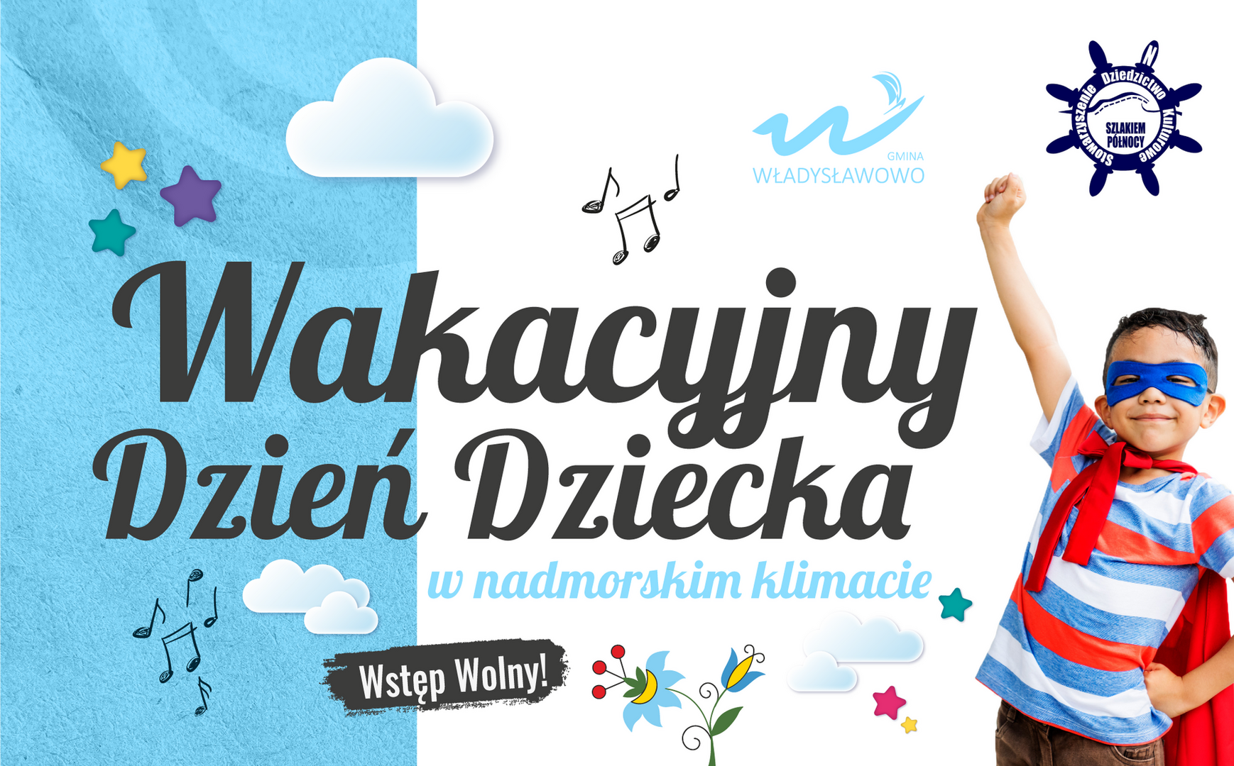 Wakacyjny Dzień Dziecka na Targowisku Miejskim - baner