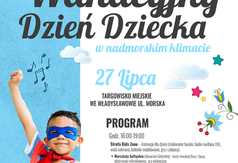 Wakacyjny Dzień Dziecka na Targowisku Miejskim - plakat