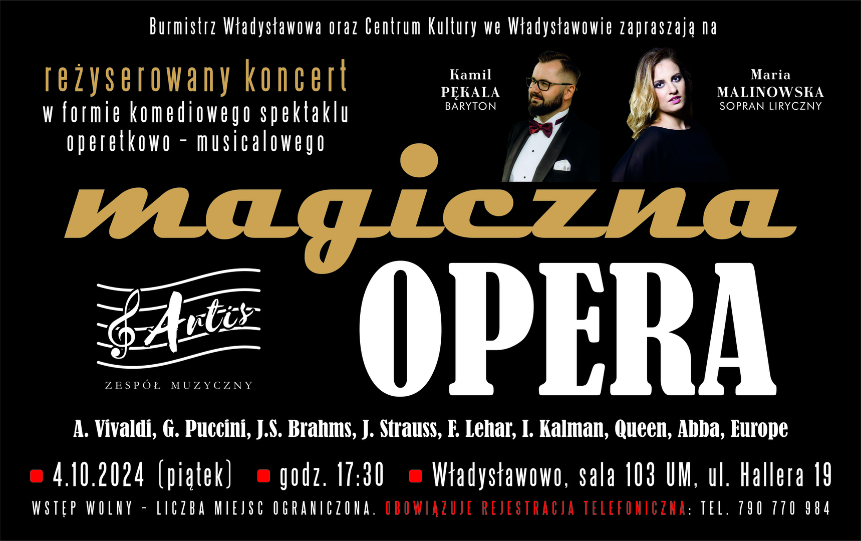 Koncert Magiczna Opera we Władysławowie