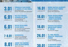 Styczeń w gminie Władysławowo - plakat
