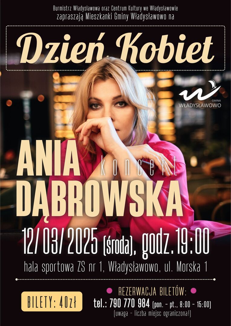 Ania Dąbrowska - koncert we Władysławowie z okazji Dnia Kobiet 2025