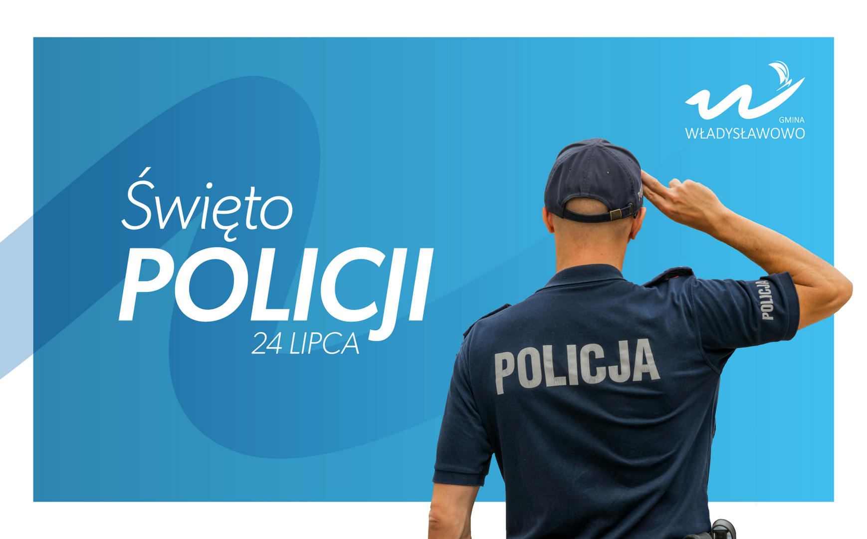 grafika z tekstem święto policji