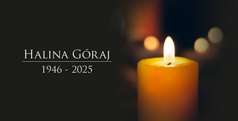 Zmarła Halina Góraj - baner