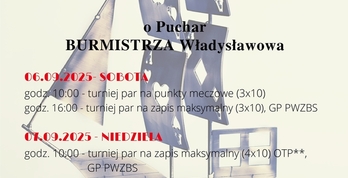 XXIII Mityng Brydżowy o Puchar BURMISTRZA Władysławowa