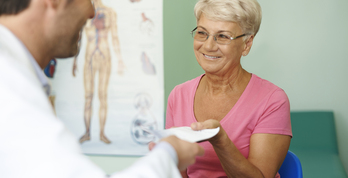 Grafika - kobieta na badaniach