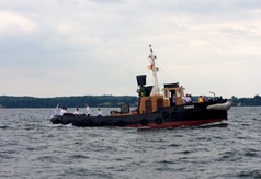 fot. A. Otrombka. Franuś podczas pielgrzymki rybackiej do Pucka 29.06.2013 r.