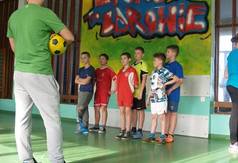 Zajęcia sportowe w SP w Jastrzębiej Górze