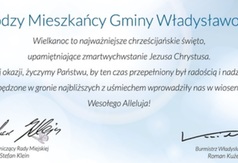 Życzenia wielkanocne od Burmistrza i Przewodniczącego Rady Miejskiej Władysławowa