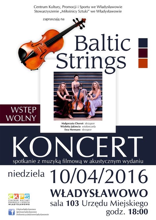 Baltic Strings - muzyka filmowa akustycznie (koncert)