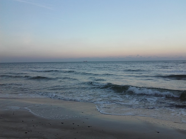 Plaża i morze we Władysławowie.