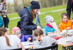 Aktywna Majówka we Władysławowie - malowanie