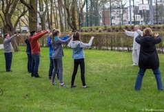 Aktywna Majówka we Władysławowie - ćwiczenia relaksacyjne