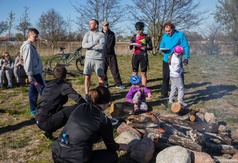 Aktywna Majówka we Władysławowie - Majówkowy Rajd Rowerowy - wspólne ognisko na zakończenie