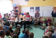 Cała Polska Czyta Dzieciom w SP w Chłapowie - Sekretarz Małgorzata Niemirska-Thiel