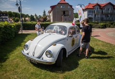 Pokaz VW na Alei Gwiazd Sportu we Władysławowie