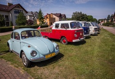 Pokaz VW na Alei Gwiazd Sportu we Władysławowie