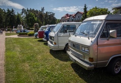 Pokaz VW na Alei Gwiazd Sportu we Władysławowie