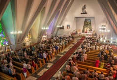 Msza święta w kościele pw. WNMP we Władysławowie