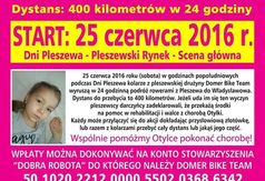 Jadą dla Otylki - ponad 400 km na rowerze w 24 godziny nieprzerwanej jazdy (Pleszew - Władysławowo)