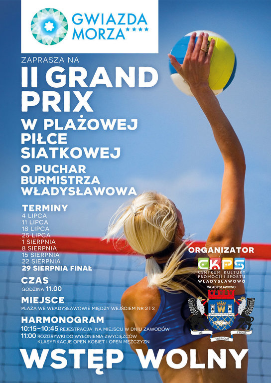 II Grand Prix w Siatkówce Plażowej o Puchar Burmistrza Władysławowa